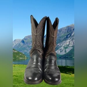 Vintage Acme Cowboy Boots AC223 Men’s Size 10D Made in USA Brown/Black